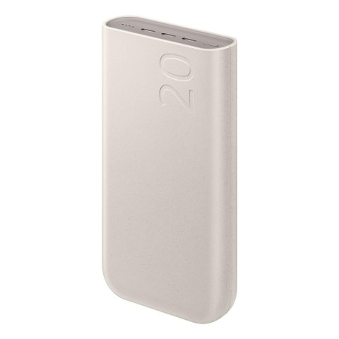 Powerbank Samsung 20000mAh 3x USB-C 45W SFC - beżowy