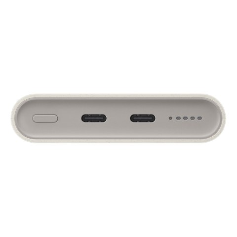 Powerbank indukcyjny Samsung 10000mAh 2x USB-C 25W SFC - beżowy