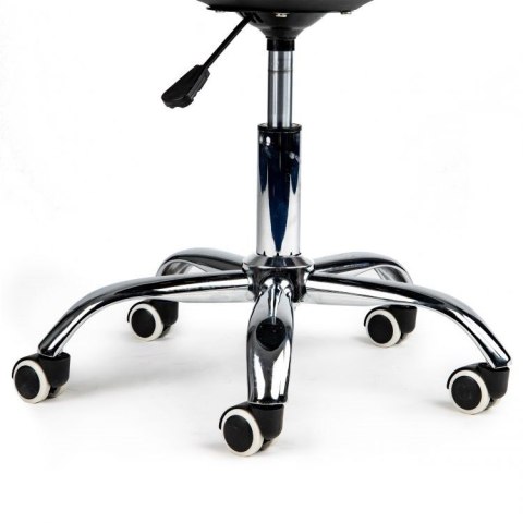 Krzesło obrotowe MONZA OFFICE WHITE + BLACK FABRIC II