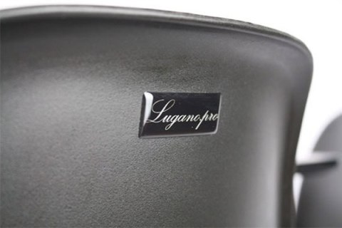 Krzesło skandynawskie MONZA BLACK - Grey Fabric II