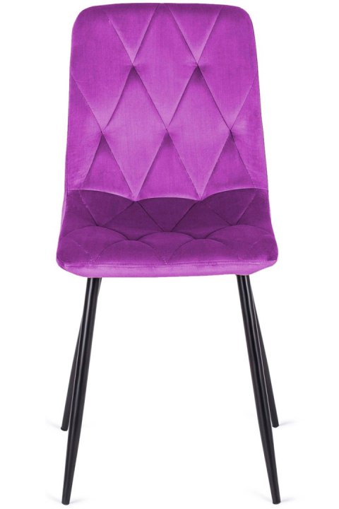 Krzesło tapicerowane BORGO VELVET PURPLE