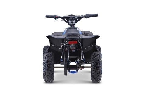 Quad HIPERFECT na akumulator Niebieski 35km/h + Silnik bezszczotkowy 1000W + Koła pompowane + Regulacja siedzenia