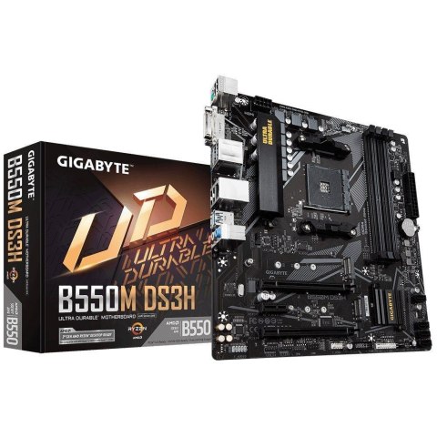 Płyta Gigabyte B550M DS3H  AMD B550 DDR4 SATA3 M.2 USB3.0 PCIe4.0 AM4 mATX