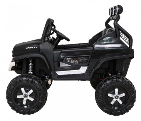 Mercedes Benz Unimog dla dzieci + Napęd 4x4 + Pilot + Bagażnik + Wolny Start + MP3 LED