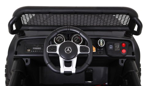 Mercedes Benz Unimog dla dzieci + Napęd 4x4 + Pilot + Bagażnik + Wolny Start + MP3 LED