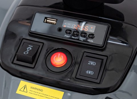 Quad McLaren Racing MCL 35 dla dzieci Szary + Pilot + Wolny Start + EVA + Audio LED