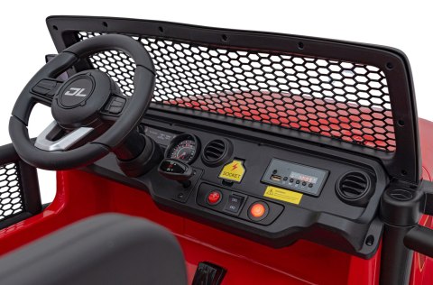 Auto terenowe OFF-ROAD 3.0 dla dzieci Czerwony + Pilot + Wolny Start + Pasy + Audio LED