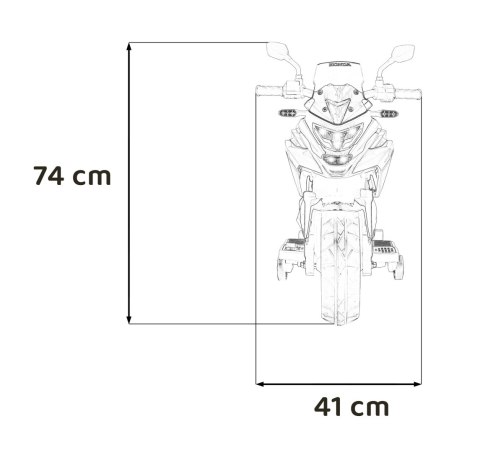 Motor Honda NC750X Biały