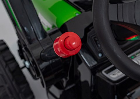 Koparka Traktor na akumulator dla dzieci Zielony + Ruchome Ramię Łyżka + Pilot + Wolny Start + Radio FM + LED