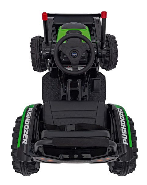 Koparka Traktor na akumulator dla dzieci Zielony + Ruchome Ramię Łyżka + Pilot + Wolny Start + Radio FM + LED