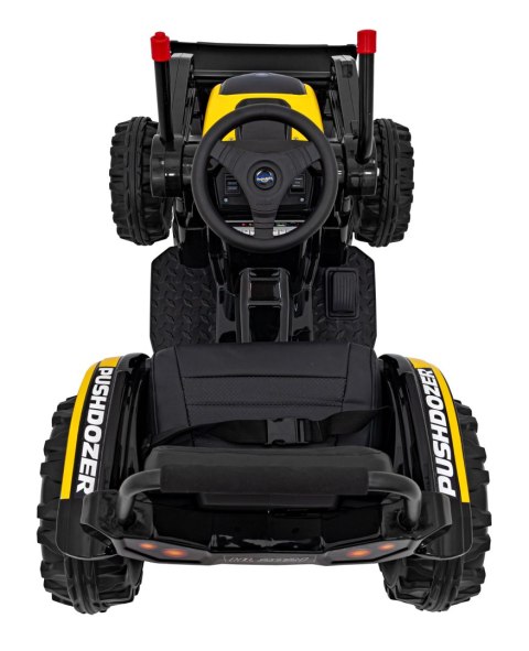Koparka Traktor na akumulator dla dzieci Żółty + Ruchome Ramię Łyżka + Pilot + Wolny Start + Radio FM + LED