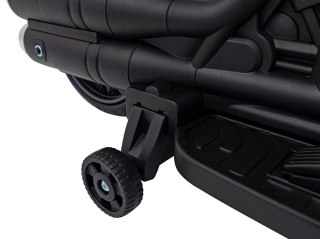 Motorek Chopper FASTER na akumulator dla dzieci Czerwony + Radio FM + Panel audio + LED