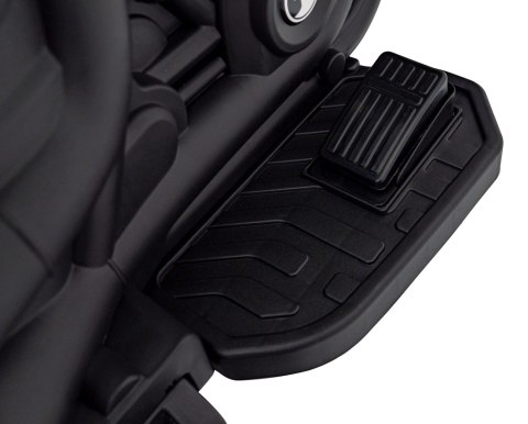 Motorek Chopper FASTER na akumulator dla dzieci Szary + Radio FM + Panel audio + LED