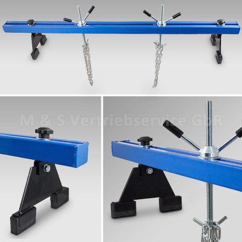 Belka do podwieszania silników samochodowych BITUXX 500kg 148cm regulacja