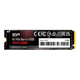 Dysk SSD Silicon Power UD90 4TB M.2 PCIe NVMe Gen4x4 NVMe 1.4 (5000 4800 MB s)