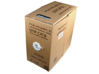 Przewód UTP6 drut CCA 305m MAXCABLE