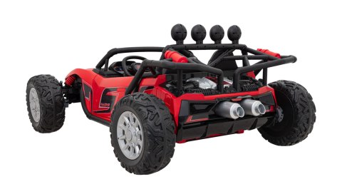 Auto Buggy Racing 5 na akumulator dla dzieci Czerwony + Silniki 2x200W + Pilot + Audio LED + Wolny Start