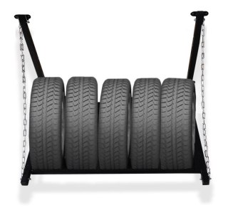 Wieszak stojak na koła opony warsztatowy solidne wykonanie mocny