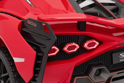 Pojazd Lamborghini SIAN Czerwony