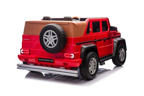 Pojazd Mercedes Benz MAYBACH G650 Czerwony