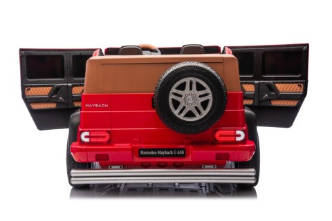 Pojazd Mercedes Benz MAYBACH G650 STRONG Czerwony