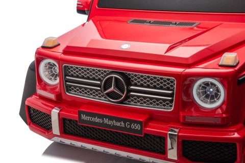 Pojazd Mercedes Benz MAYBACH G650 STRONG Czerwony