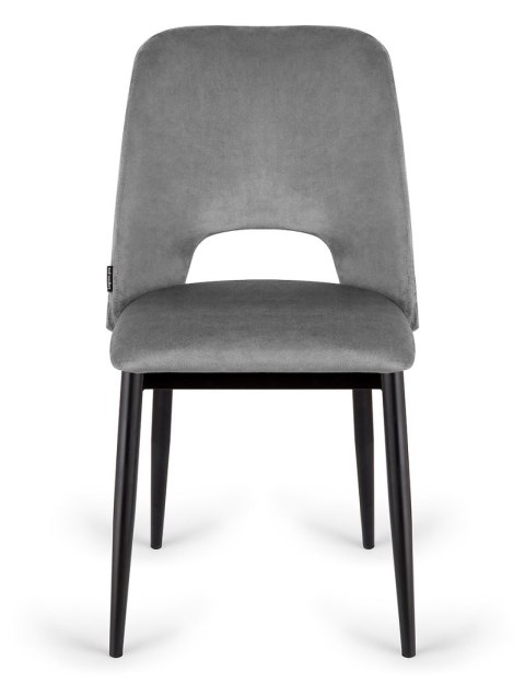 Krzesło tapicerowane GOTI GREY VELVET