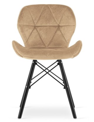 Krzesło tapicerowane VASTO SAND VELVET SMOKE