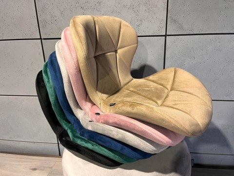 Krzesło tapicerowane VASTO SAND VELVET SMOKE