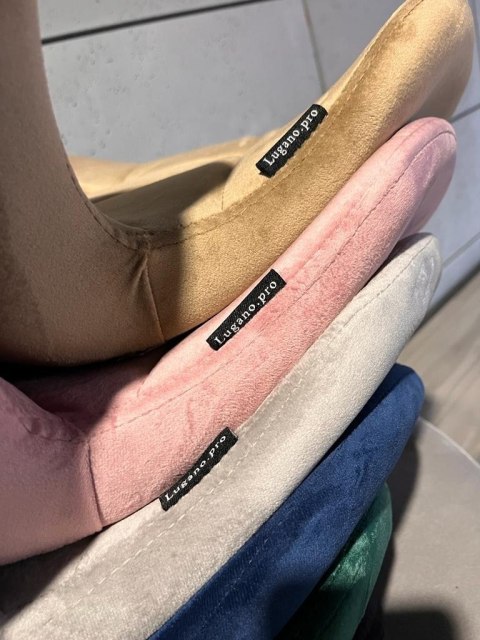 Krzesło tapicerowane VASTO SAND VELVET SMOKE