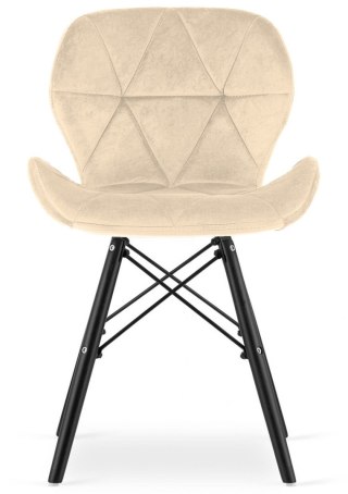 Krzesło tapicerowane VASTO CREAM VELVET SMOKE