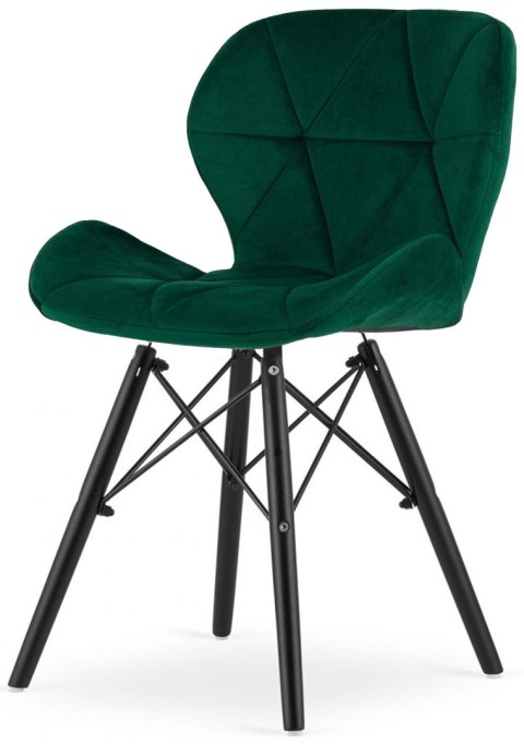 Krzesło tapicerowane VASTO GREEN FOREST VELVET SMOKE