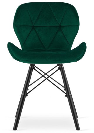 Krzesło tapicerowane VASTO GREEN FOREST VELVET SMOKE
