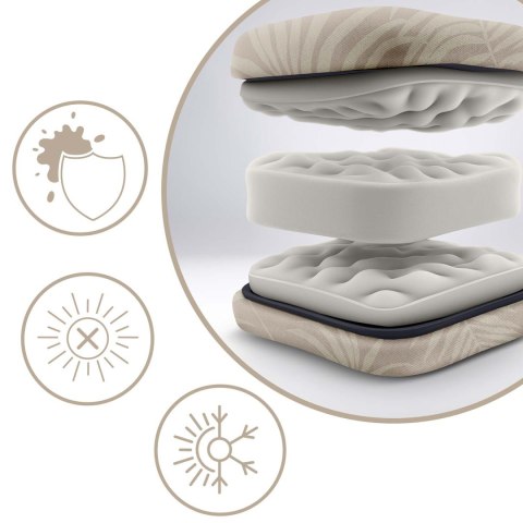 Leżak ogrodowy składany z poduszką Sofotel ChillWell zestaw 2 szt beżowy