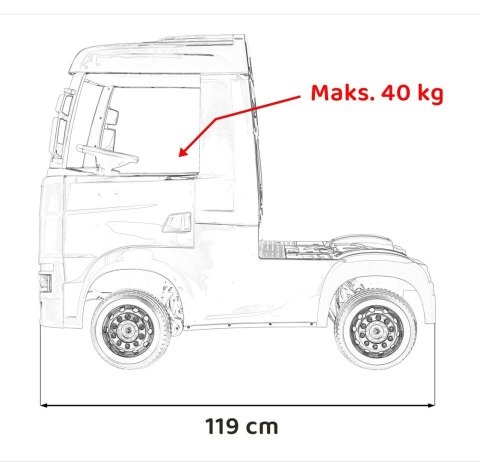 Pojazd Scania R-SERIE Czarny