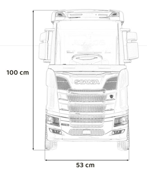 Pojazd Scania R-SERIE Czerwony