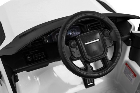 Range Rover Evoque na akumulator dla dzieci Biały + Pilot + Wolny Start + MP3 LED