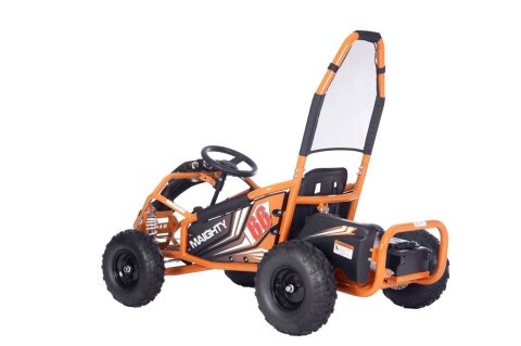Pojazd Gokart Elektryczny MIGHTY Pomarańczowy