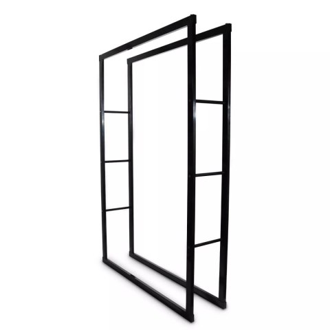 Nowoczesny stojak na drzewo opał kominkowy wykonany ze stali