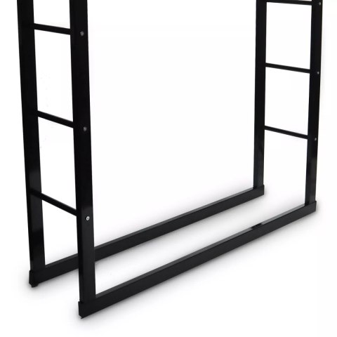 Stojak na drzewo kominkowe 100x100cm minimalistyczny mocny stabilny wysoka jakość materiałów