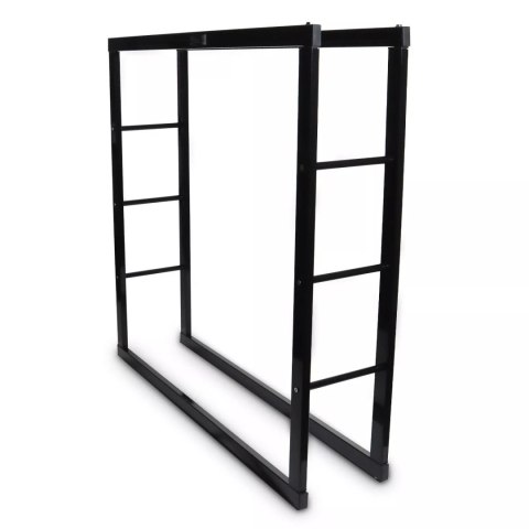 Stojak na drzewo kominkowe 100x100cm minimalistyczny mocny stabilny wysoka jakość materiałów