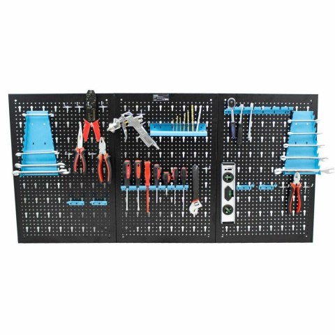 Tablica narzędziowa ścianka do warsztatu na narzędzia z haczykami 3 panele