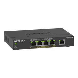 Switch niezarządzalny Netgear GS305Pv3 5x 100M/1G (4xPoE+ 63W)