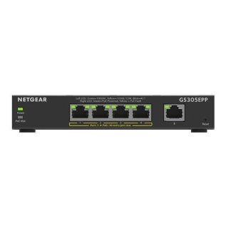Switch zarządzalny Netgear GS305EPP-100PES 4x1GbE PoE 1x1GbE 120W