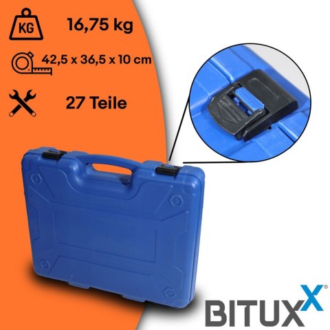 Bituxx 27-częściowy zestaw narzędzi do tulei silentblock do profesjonalnego montażu i demontażu