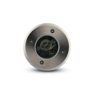 Oprawa Gruntowa Ogrodowa Najazdowa Okrągła Stal Szczotkowana GU10 IP65 V-TAC VT-7677