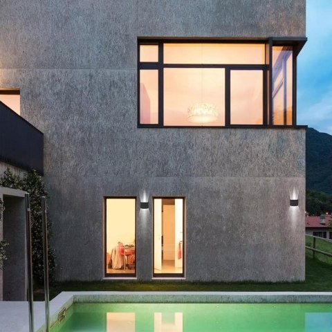 Oprawa Ścienna 5W V-TAC Góra Dół Regulowana Czarny Okrągły IP65 Bridgelux VT-756-B 4000K 700lm