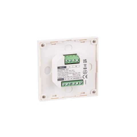 Kontroler Sterownik Pilot Panel Ścienny Szklany 3w1 V-TAC RGB+CCT 1-strefa VT-2433