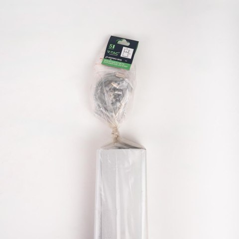 Profil Aluminiowy V-TAC 2mb Anodowany, Klosz Mleczny 50x75mm VT-8127