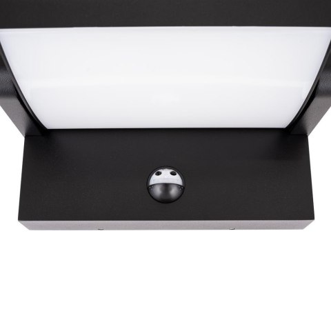 Projektor Oprawa Elewacyjna V-TAC 17W LED Czujnik Ruchu Czarna IP65 VT-11020S 4000K 2520lm